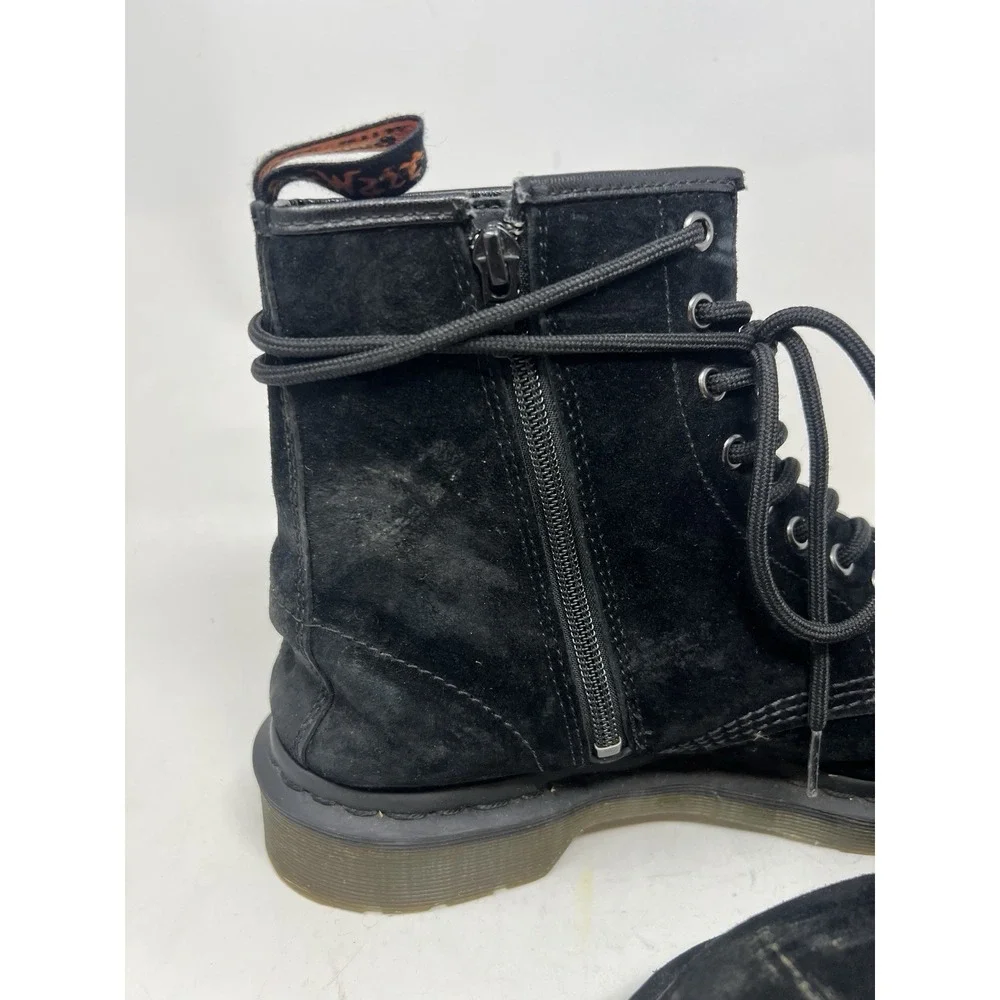 Dr Doc Martens × BEAMS ‎ Suede 1460B 8-hole boots black Rare Men's 9 US